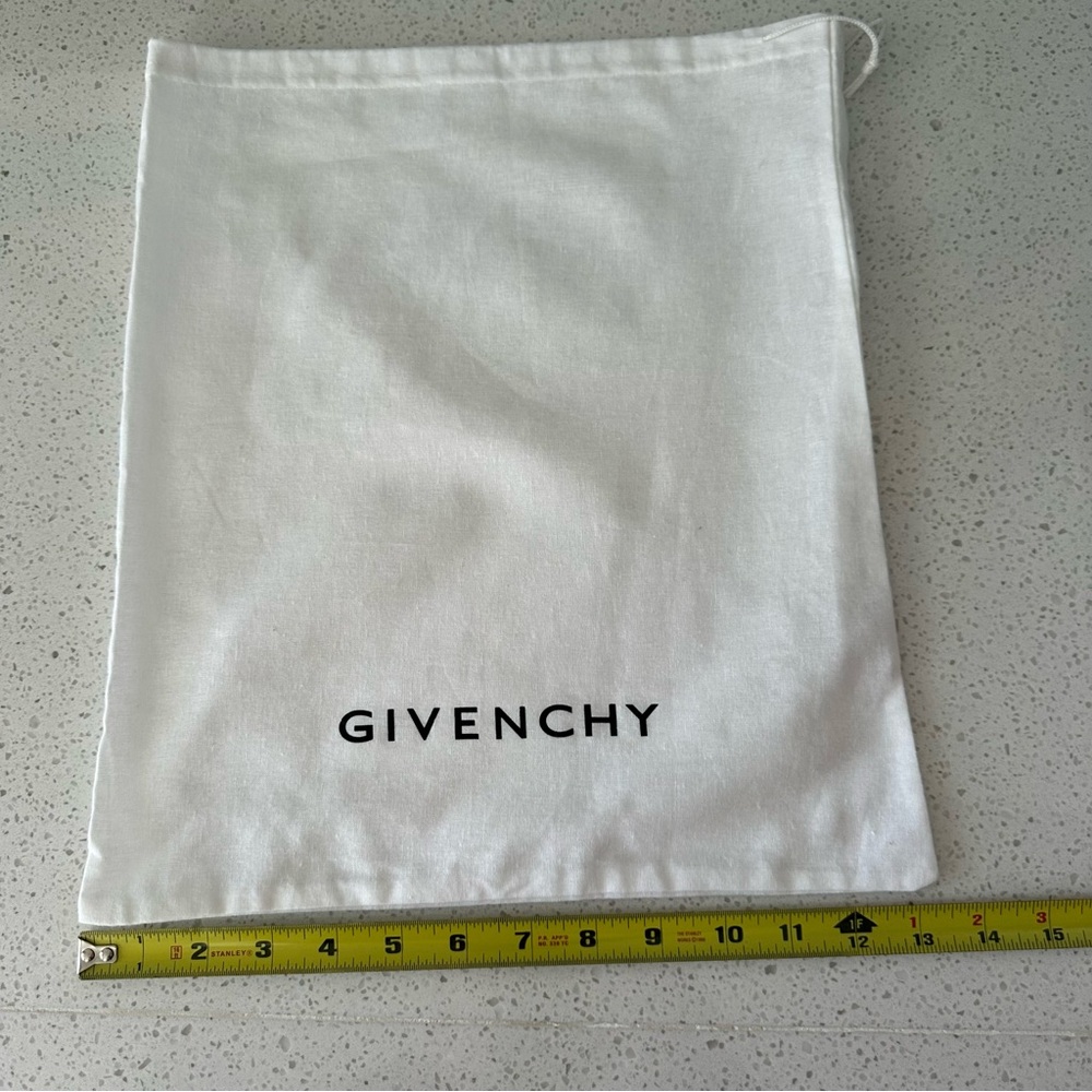 Givenchy White Logo Dust Bag